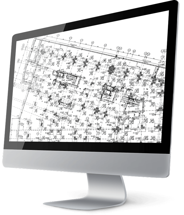 Monitor z planem